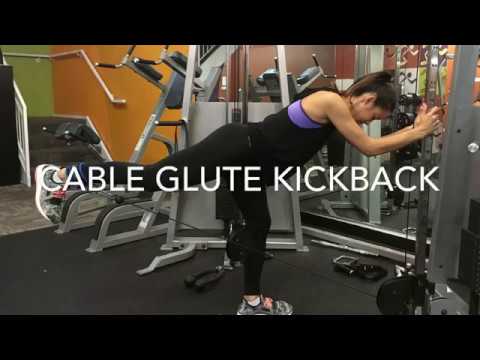 Cable Glute Kickback form demo video thumbnail