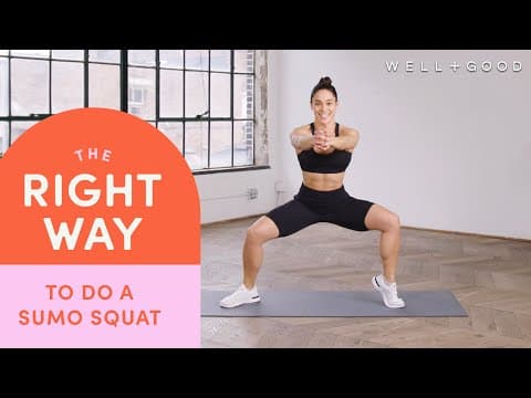 Sumo Squat form demo video thumbnail