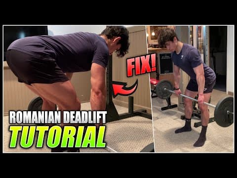 Romanian Deadlift form demo video thumbnail