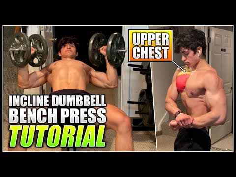 Incline Dumbbell Press form demo video thumbnail