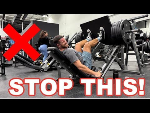 Leg Press form demo video thumbnail