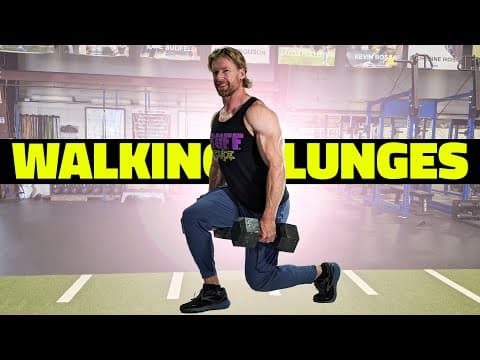 Walking Lunge form demo video thumbnail